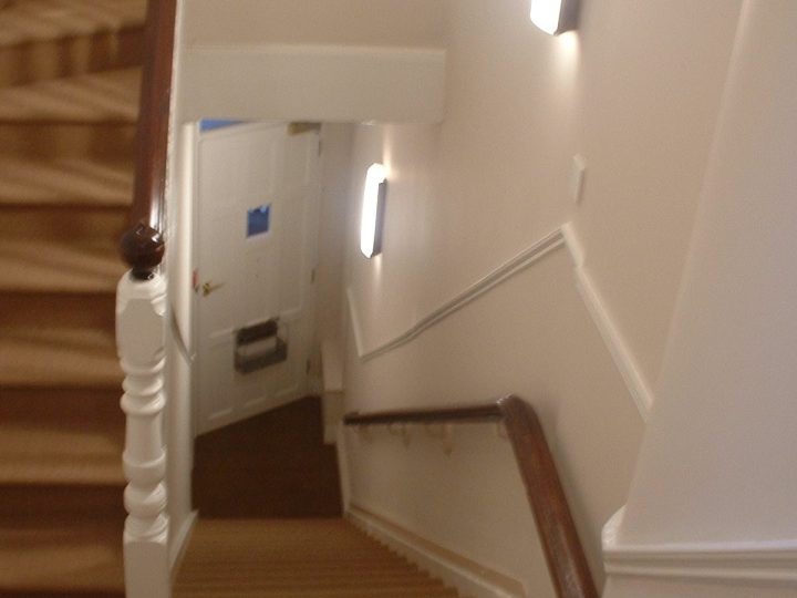 The staircase and landing after the conversion