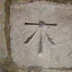 Bolt mark in the wall of St John on the Wall 