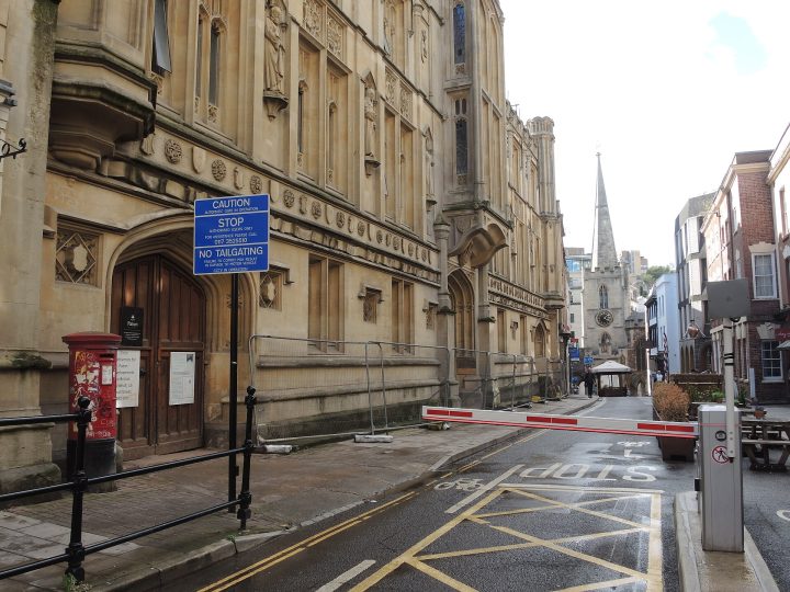 Broad Street barriers 