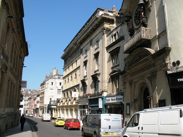 Broad Street , from junction with Corn Street 
