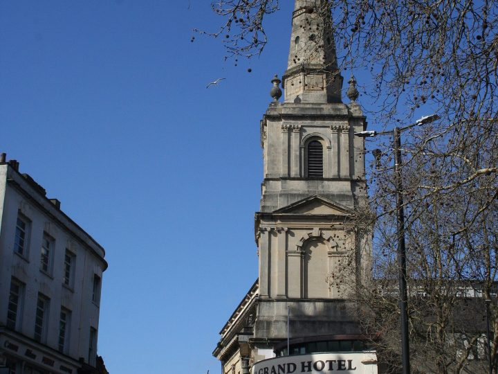 A picture of Broad Street, Bristol.