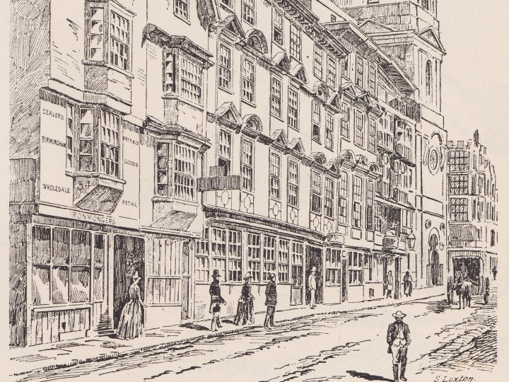 White Lon and White Hart, Broad Street, Bristol, pre 1865